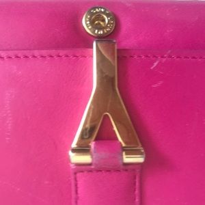 Used Saint Laurent Pink Wallet